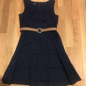 Navy Sundress with belt